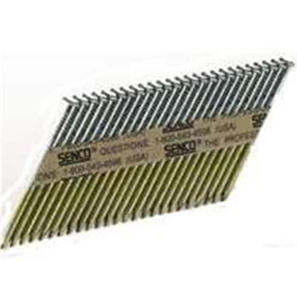 Senco Common Nail, 3 in L, Chrome Plated Finish 4942934 - main